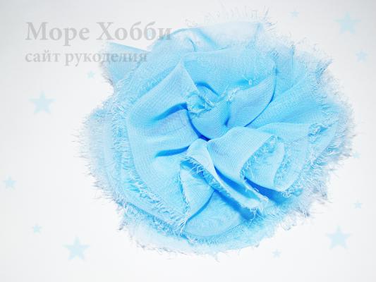 Цветок из шифона своими руками Цветок из шифона своими руками